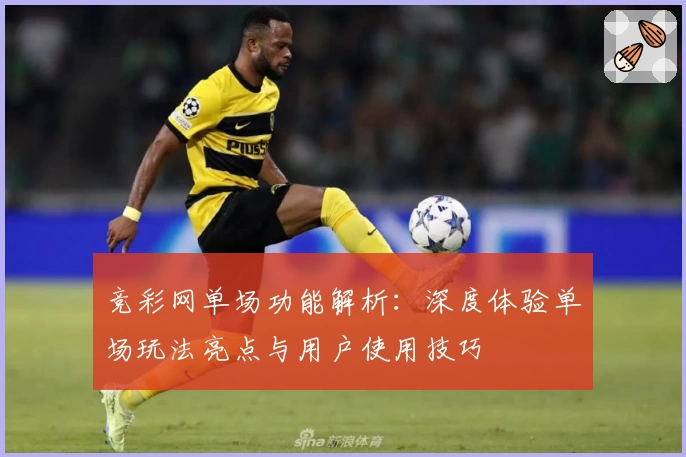 竞彩网单场功能解析：深度体验单场玩法亮点与用户使用技巧