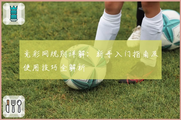 竞彩网规则详解：新手入门指南及使用技巧全解析